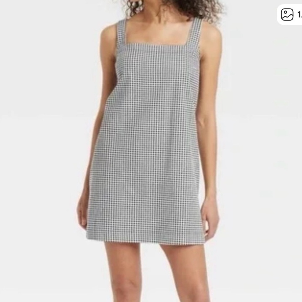 a new day gingham mini dress